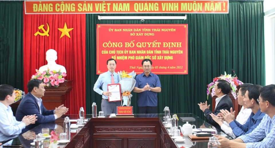 Kiến trúc sư Bùi Quang Hưng được bổ nhiệm Phó Giám đốc Sở Xây dựng Thái Nguyên
