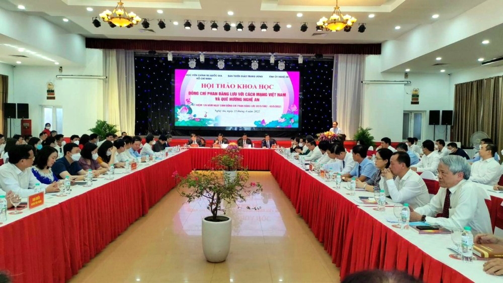Hội thảo khoa học “Đồng chí Phan Đăng Lưu với cách mạng Việt Nam và quê hương Nghệ An”