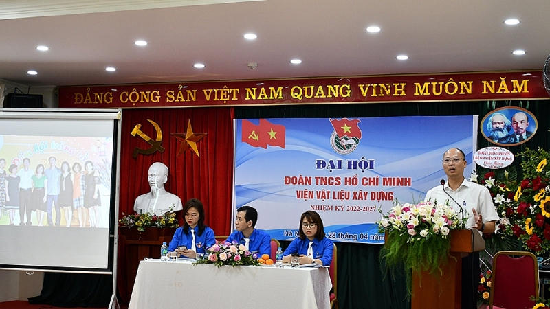 doan thanh nien vien vat lieu xay dung to chuc thanh cong dai hoi doan nhiem ky 2022 2027