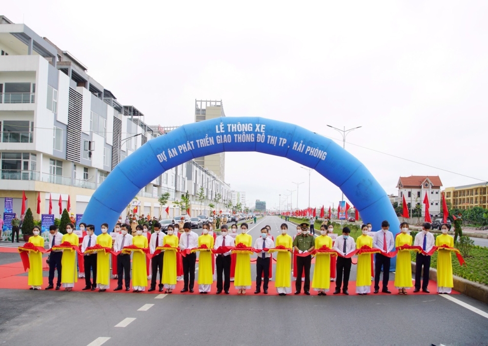 Chính thức thông xe Dự án phát triển giao thông đô thị thành phố Hải Phòng