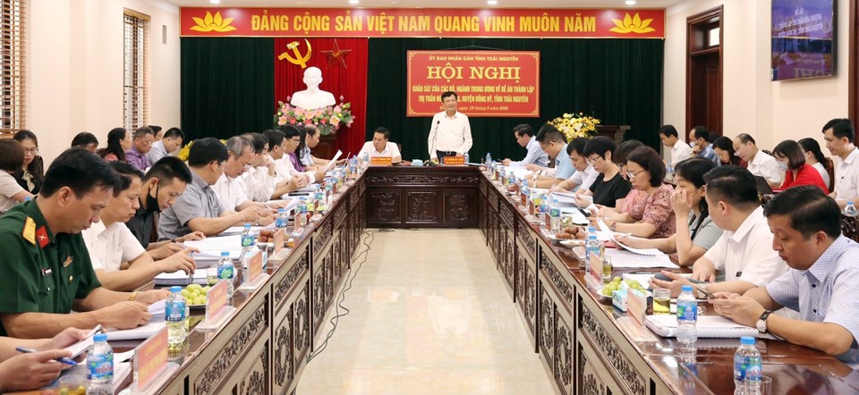 Thái Nguyên: Bộ Nội vụ khảo sát Đề án thành lập thị trấn Hóa Thượng