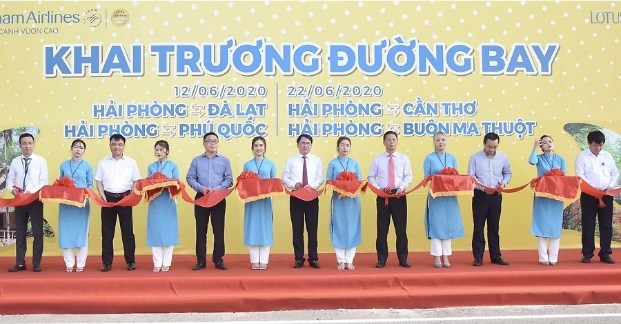 Vietnam Airlines khai trương 4 đường bay mới từ Hải Phòng