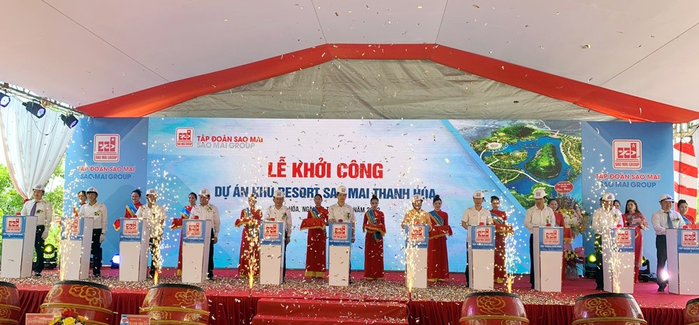 Tập đoàn Sao Mai khởi công dự án Khu resort Sao Mai Thanh Hóa