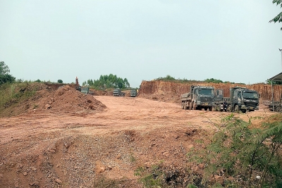 Bắc Giang: Siết chặt hoạt động khai thác, vận chuyển khoáng sản làm vật liệu xây dựng thông thường