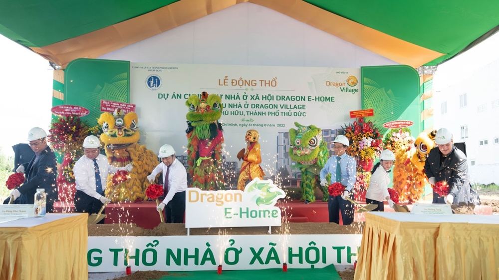 Thành phố Hồ Chí Minh: Động thổ Dự án chung cư nhà ở xã hội Dragon E-Home