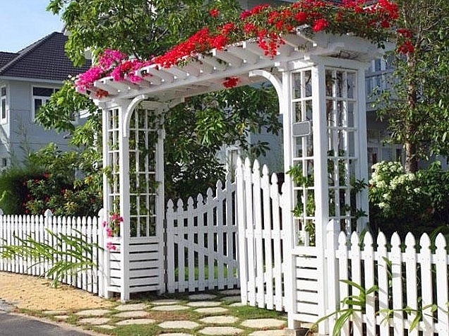 Những mẫu cổng nhà vườn đẹp thu hút mọi ánh nhìn