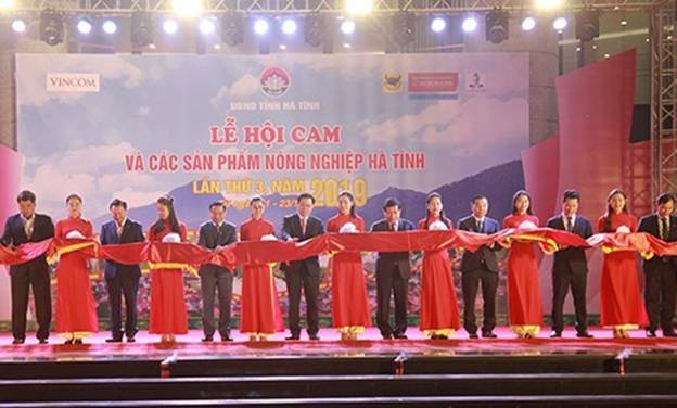Phó Thủ tướng Chính phủ Vương Đình Huệ tham dự lễ hội cam và sản phẩm nông nghiệp Hà Tĩnh lần thứ 3 năm 2019