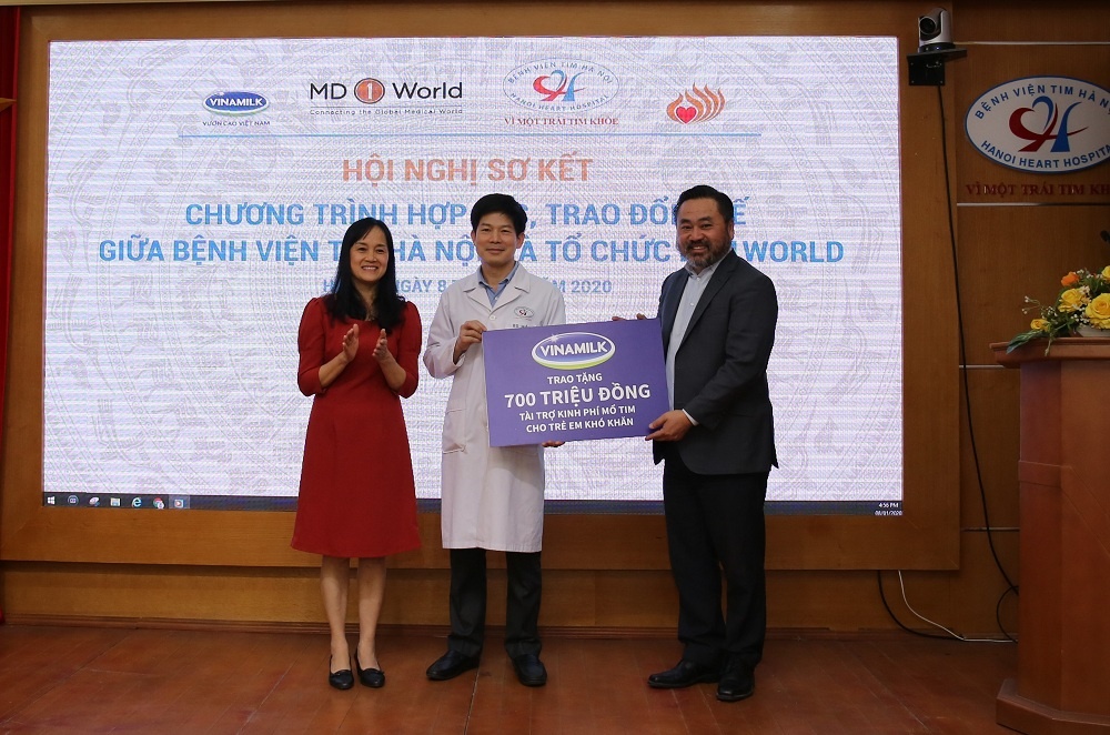 Bệnh viện Tim Hà Nội và MD1World hợp tác đem lại nhiều cơ hội chữa trị cho các bệnh nhân nhi tim mạch