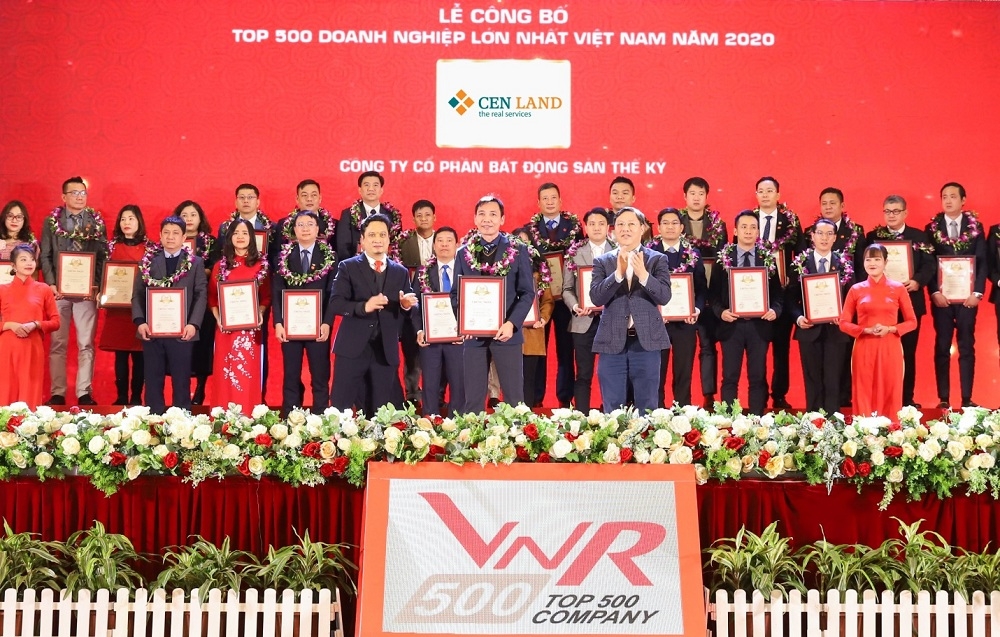 Cen Land xuất sắc lọt Top 500 Doanh nghiệp lớn nhất Việt Nam 2020