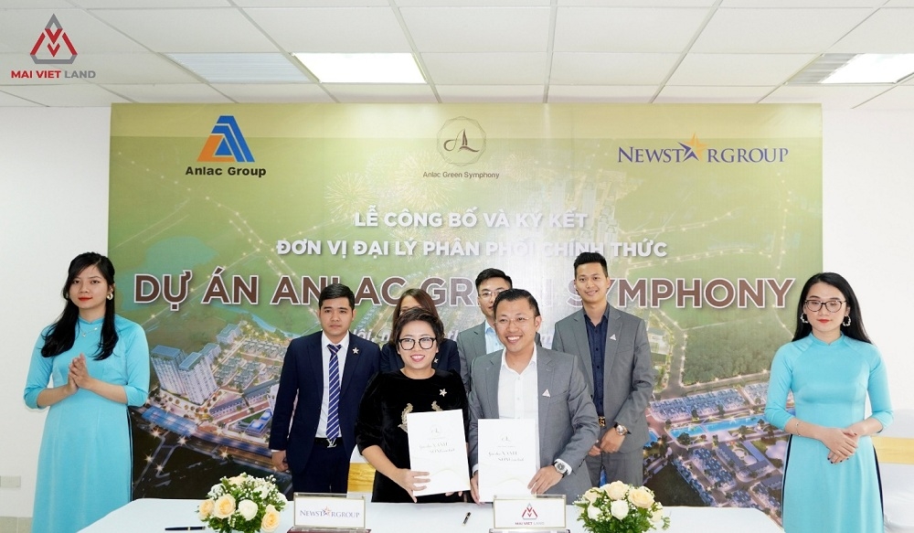 Mai Việt Land “bắt tay” Newstargroup chính thức phân phối dự án Anlac Green Symphony