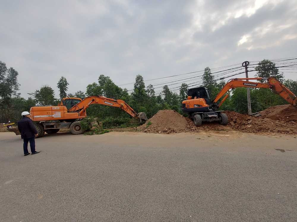 Vĩnh Yên (Vĩnh Phúc): Cưỡng chế thu hồi đất phục vụ dự án tái định cư đường vành đai 2 tại phường Khai Quang