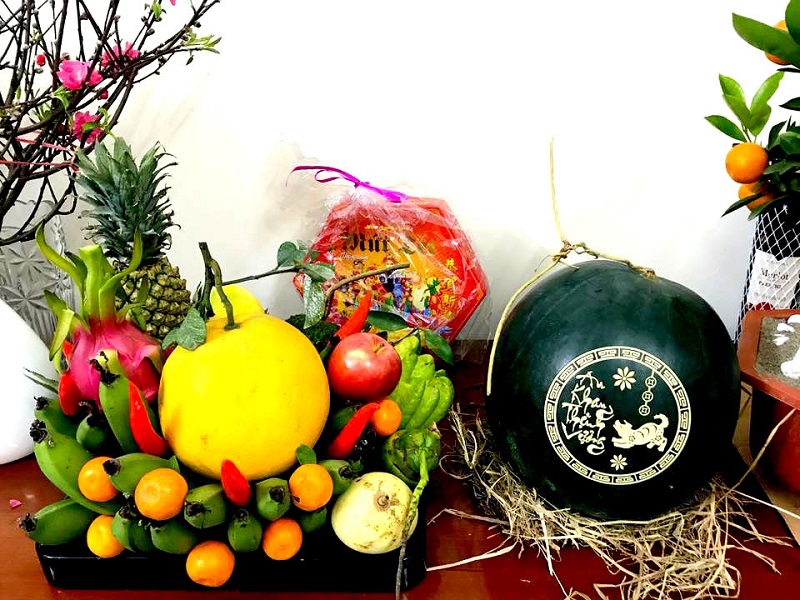 Meaning of five fruits on Lunar New Year