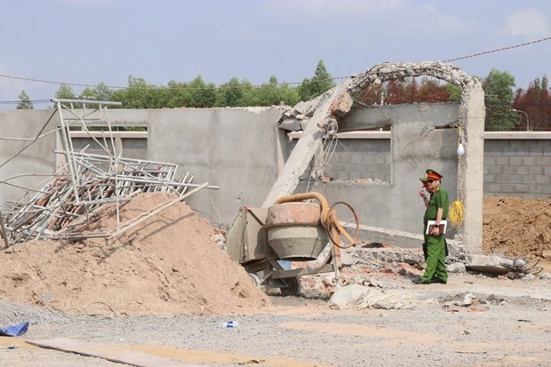 Legal proceedings launched against deadly wall collapse case in Dong Nai