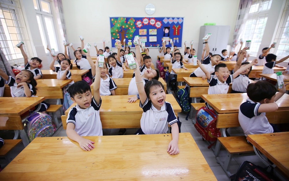 Hơn 1 triệu trẻ mẫu giáo và học sinh tiểu học Hà Nội được thụ hưởng sữa học đường, đạt tỷ lệ 91,16%