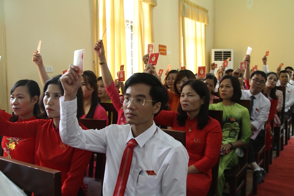 Thành phố Vĩnh Yên tổ chức thành công đại hội cấp cơ sở từ sự đoàn kết, đồng lòng