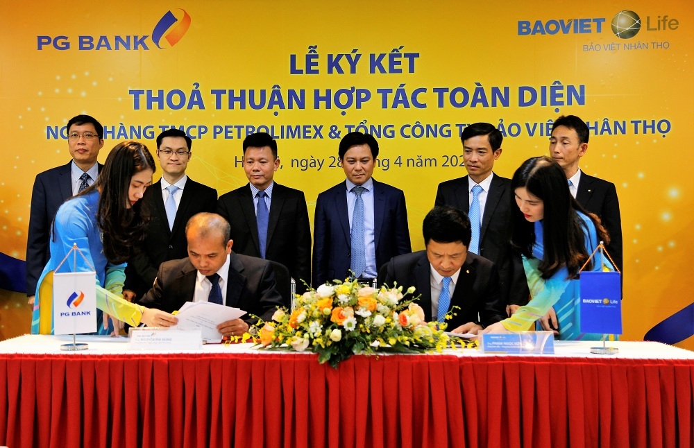 Bảo Việt Nhân thọ và PG Bank công bố hợp tác toàn diện