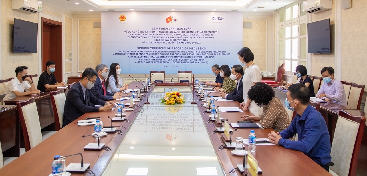 Ministry of Construction and KOICA signed Minute on information project for urban planning and development management