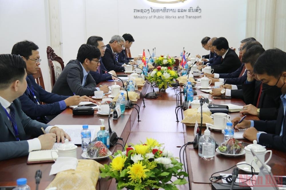 cooperation strengthening between ministry of construction and ministry of public works and transport of laos