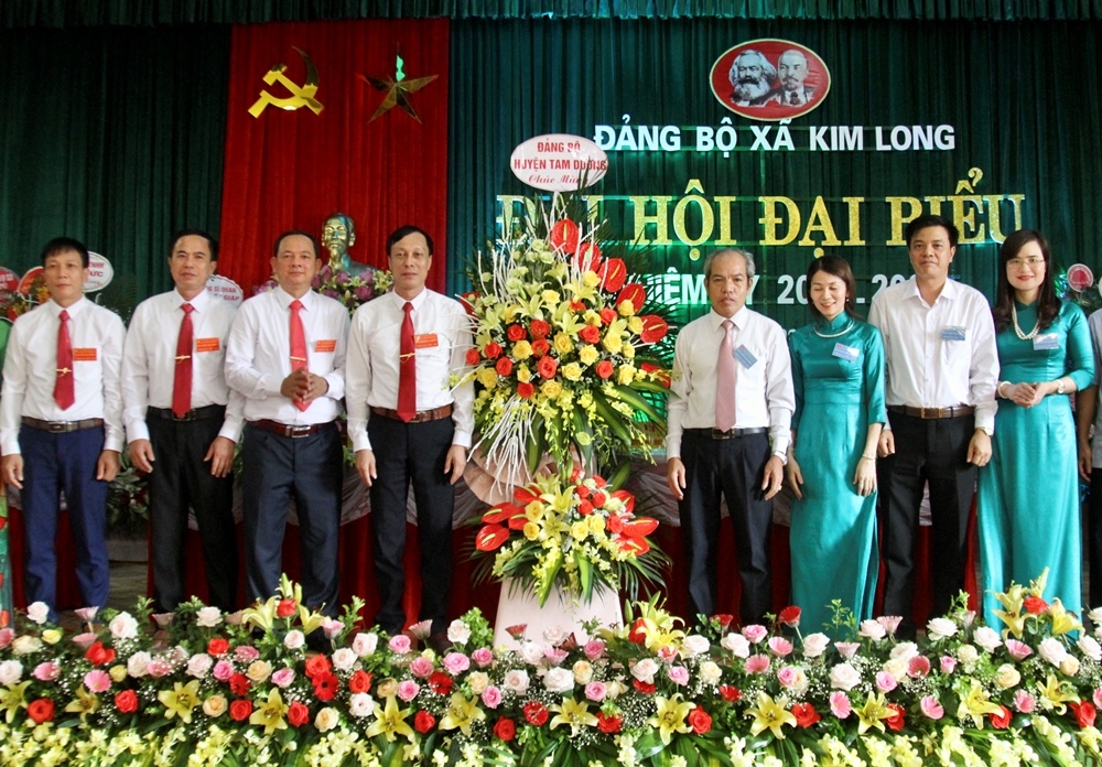 tam duong vinh phuc xa kim long to chuc thanh cong dai hoi dai bieu dang bo xa nhiem ky 2020 2025