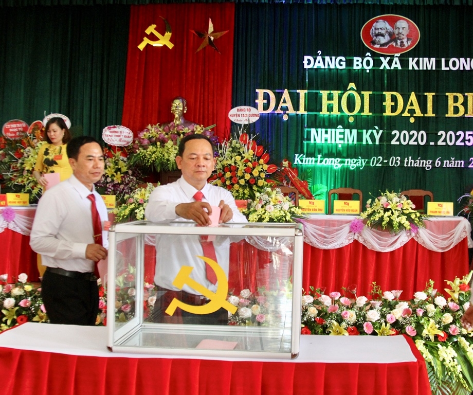 tam duong vinh phuc xa kim long to chuc thanh cong dai hoi dai bieu dang bo xa nhiem ky 2020 2025