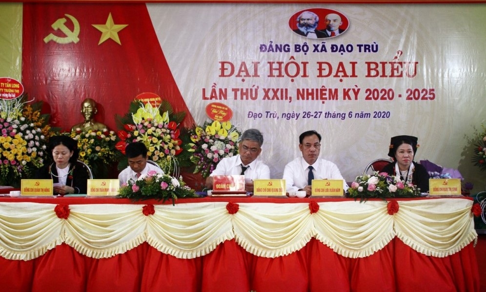Tam Đảo (Vĩnh Phúc): Đại hội đại biểu Đảng bộ xã Đạo Trù lần thứ XXII nhiệm kỳ 2020 - 2025 thành công tốt đẹp