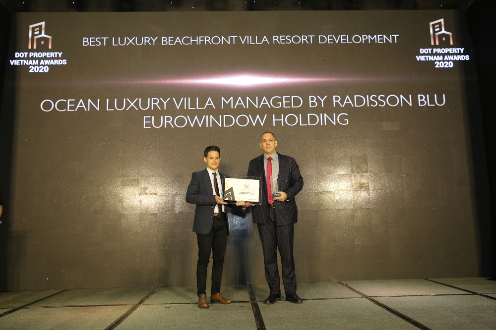 Ocean Luxury Villa by Radisson Blu thắng lớn tại Dot Property Vietnam Awards 2020
