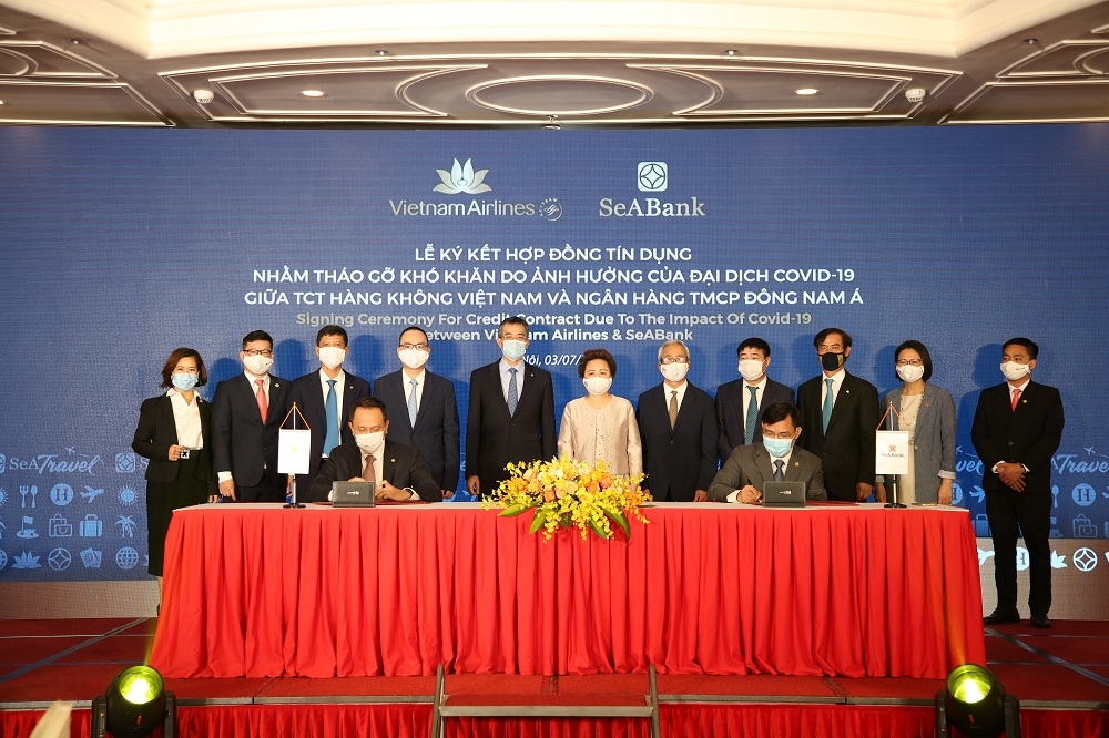 Vietnam Airlines, Tập đoàn BRG và SeABank ký kết thỏa thuận hợp tác chiến lược