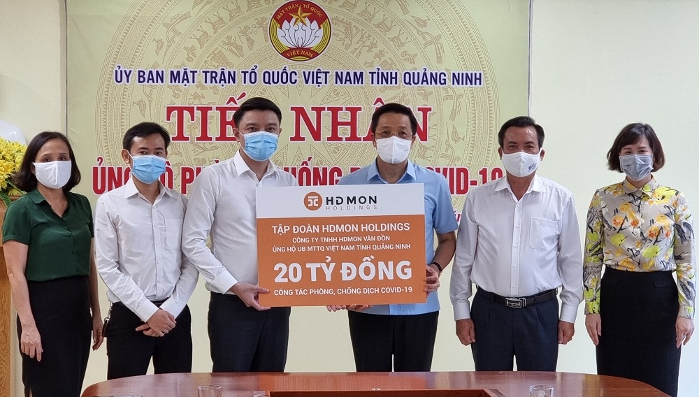 Tập đoàn HDMon Holdings đồng hành cùng Quảng Ninh trong công tác phòng, chống dịch Covid-19