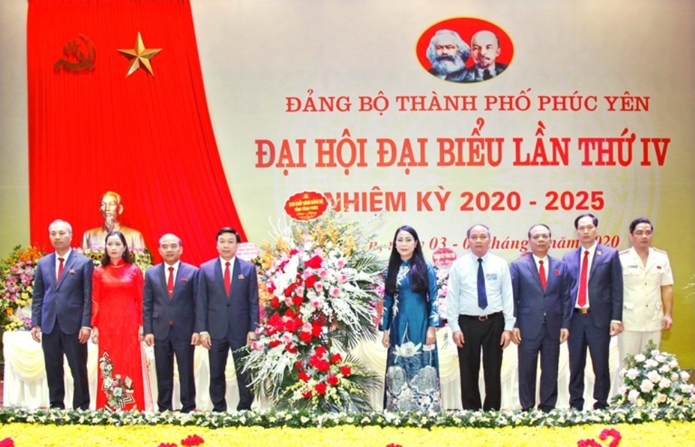 khai mac dai hoi dai bieu dang bo thanh pho phuc yen lan thu iv nhiem ky 2020 2025
