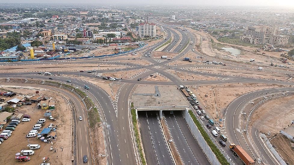 Japan-funded Ghana’s largest highway interchange opens