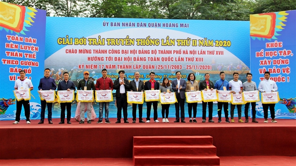 Gamuda Land Việt Nam đồng hành giải bơi chải truyền thống quận Hoàng Mai lần 2
