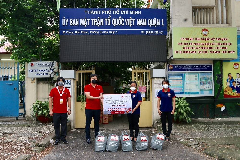 Tập đoàn BRG cùng Ngân hàng SeABank chung tay hỗ trợ chính quyền và người dân Thành phố Hồ Chí Minh
