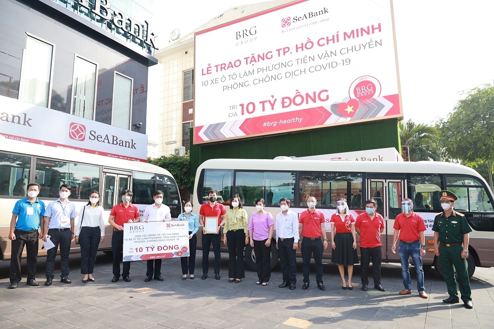 Tập đoàn BRG cùng Ngân hàng SeABank chung tay hỗ trợ chính quyền và người dân Thành phố Hồ Chí Minh