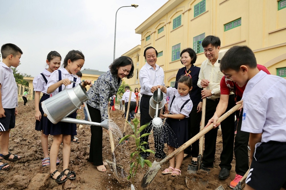Quỹ 1 triệu cây xanh cho Việt Nam: Lan tỏa tình yêu thiên nhiên, môi trường đến với học sinh
