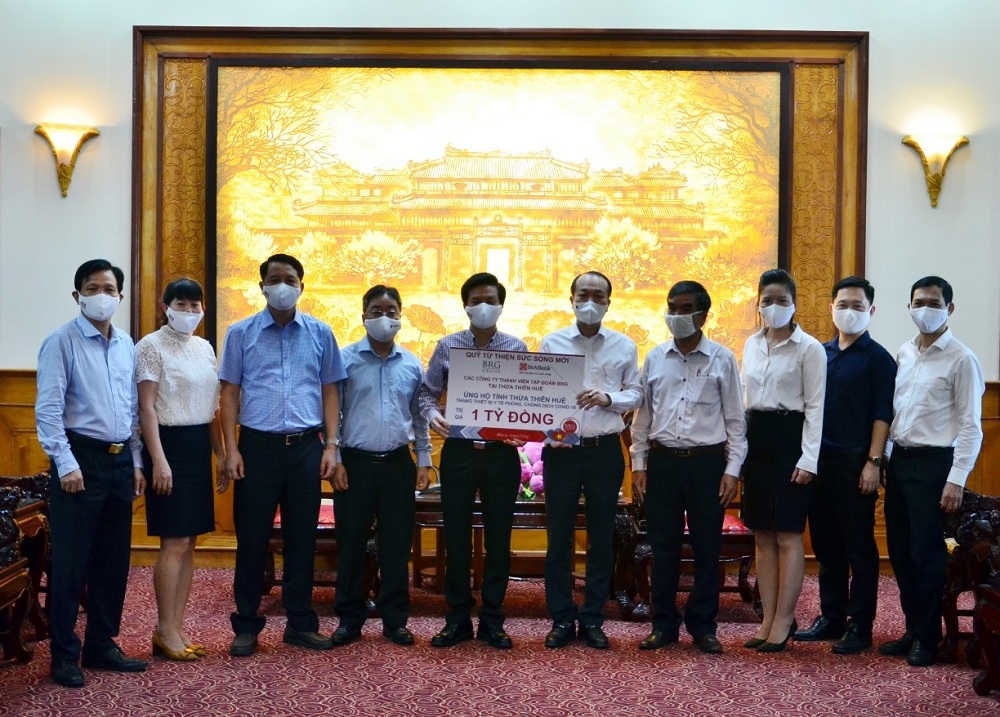 Quỹ an sinh “Sức sống mới” của SeABank và Tập đoàn BRG ủng hộ 18 tỷ đồng cho Huế, Đà Nẵng, Bà Rịa - Vũng Tàu phòng chống dịch Covid-19