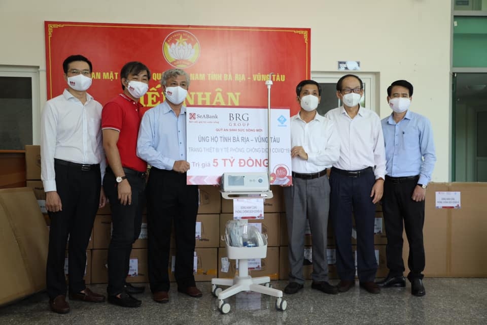 Quỹ an sinh “Sức sống mới” của SeABank và Tập đoàn BRG ủng hộ 18 tỷ đồng cho Huế, Đà Nẵng, Bà Rịa - Vũng Tàu phòng chống dịch Covid-19