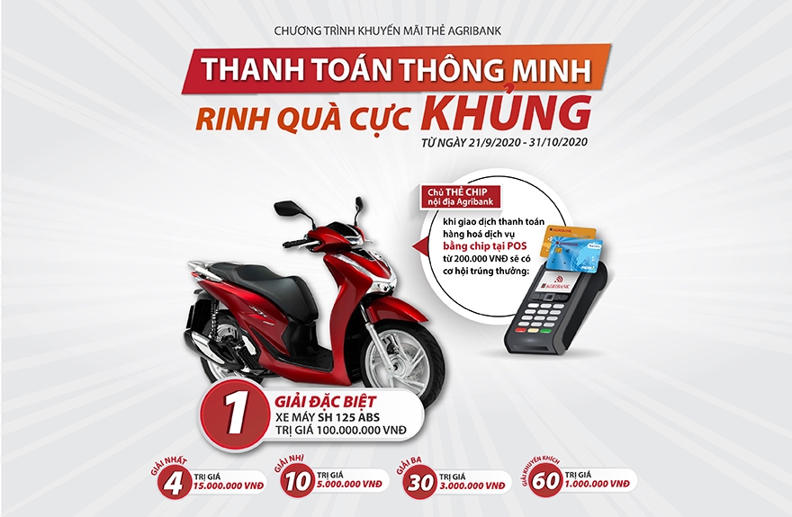 Giao dịch thẻ chip Agribank: \