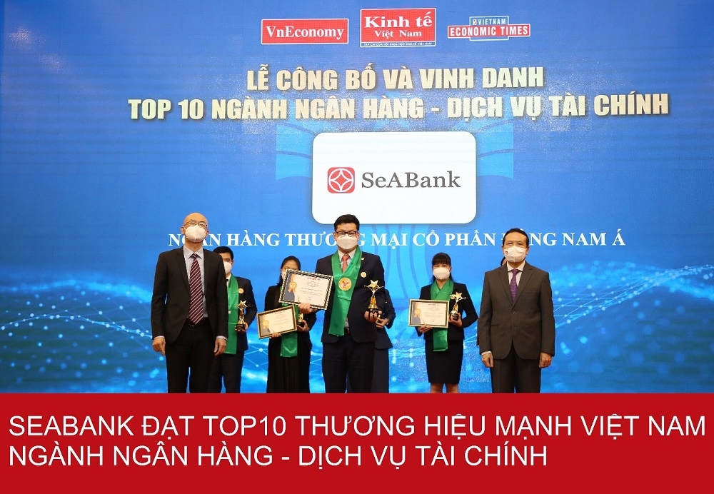 SeABank nằm trong Top 25 Thương hiệu tài chính dẫn đầu