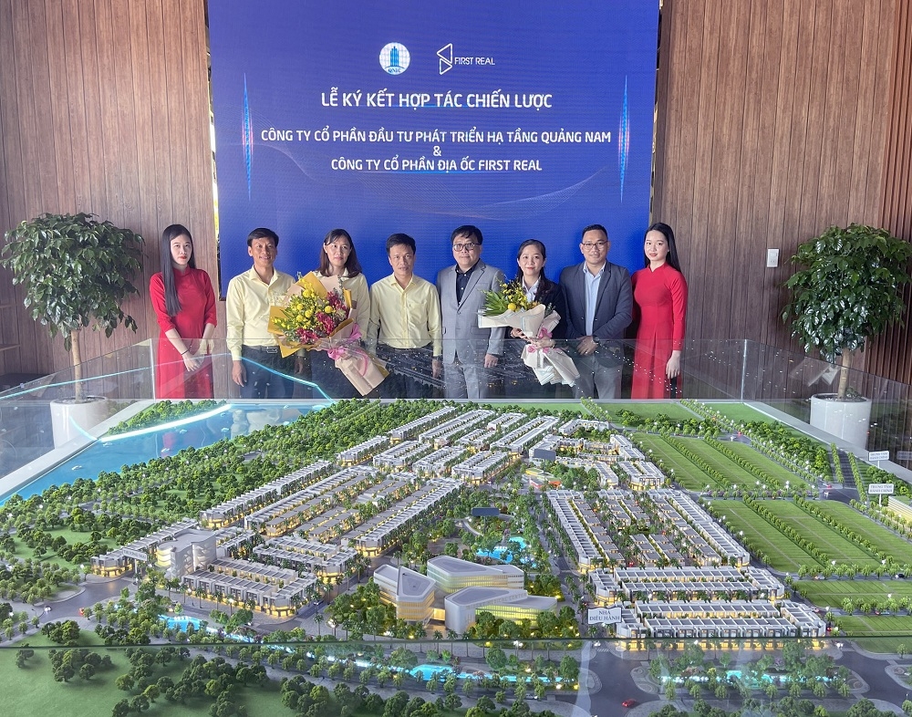 First Real thành lập chi nhánh Quảng Nam, ký kết hợp tác chiến lược cùng QNIC