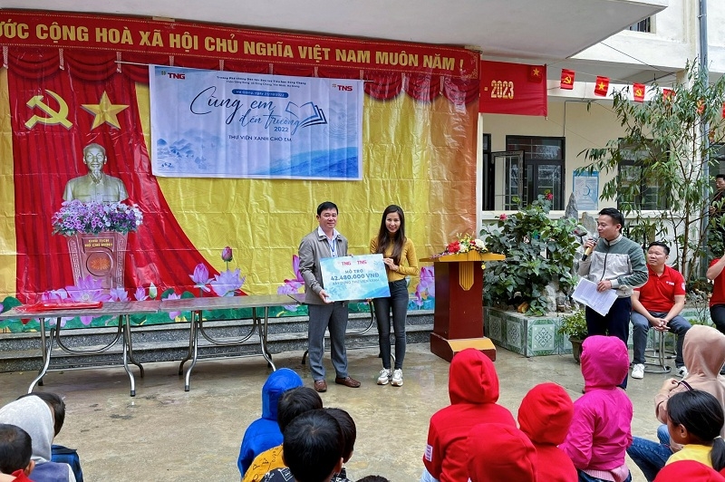 TNS Holdings xây “Thư viện xanh cho em” tại Hà Giang