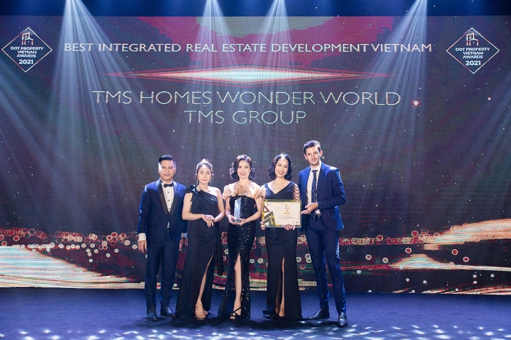 Dot Property Vietnam Awards 2021 vinh danh TMS Group với giải thưởng “TMS Homes Wonder World - Dự án Khu đô thị tích hợp tốt nhất Việt Nam 2021”