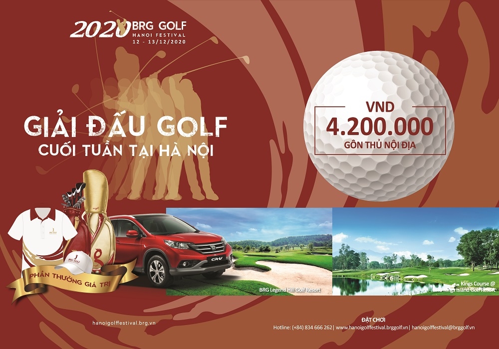 Chuẩn bị khởi tranh BRG Golf Hà Nội Festival 2020