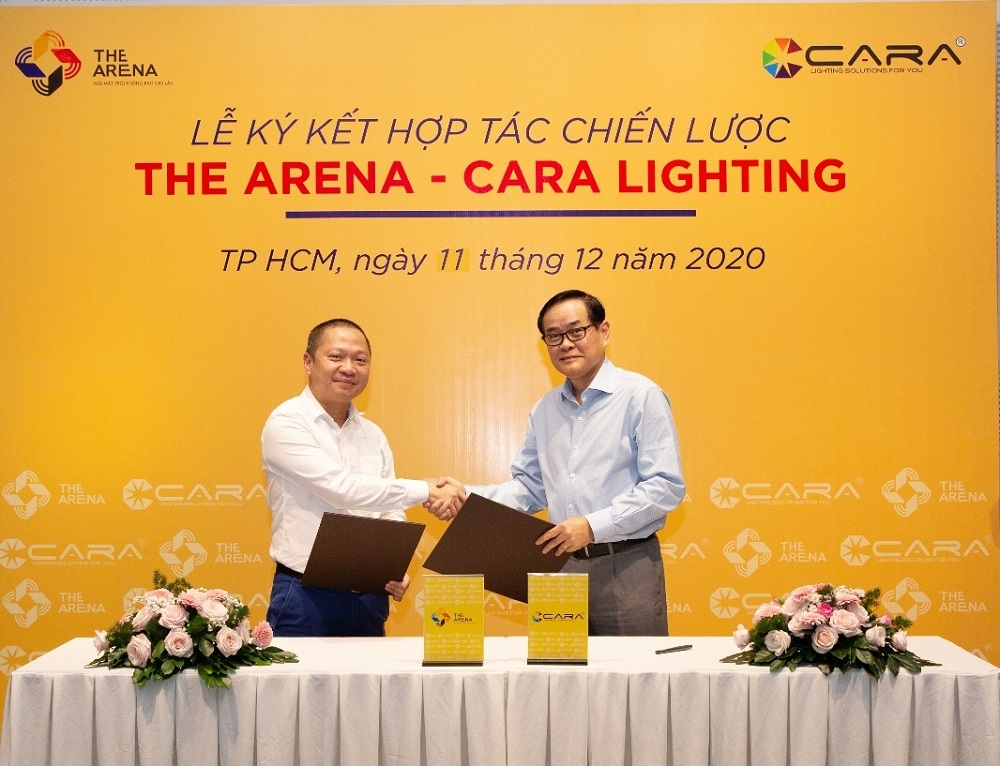 Chủ đầu tư The Arena bắt tay cùng “Phù thủy ánh sáng” của Cara Lighting