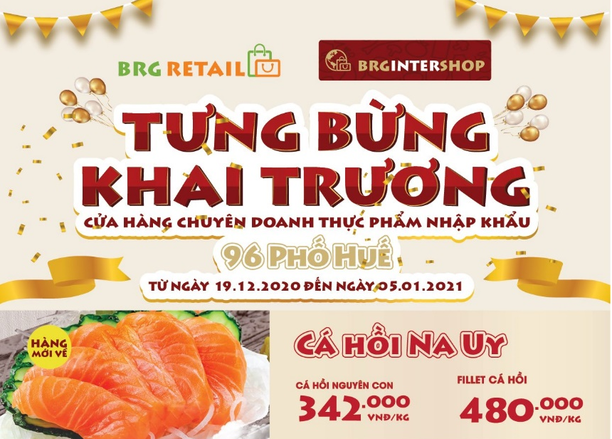 BRG Retail khai trương BRGIntershop - Cửa hàng chuyên doanh thực phẩm nhập khẩu đầu tiên tại Hà Nội