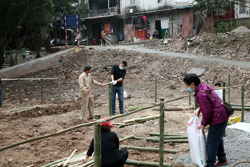 ha noi chuan bi co vuon rung cong dong dau tien o bo vo song hong