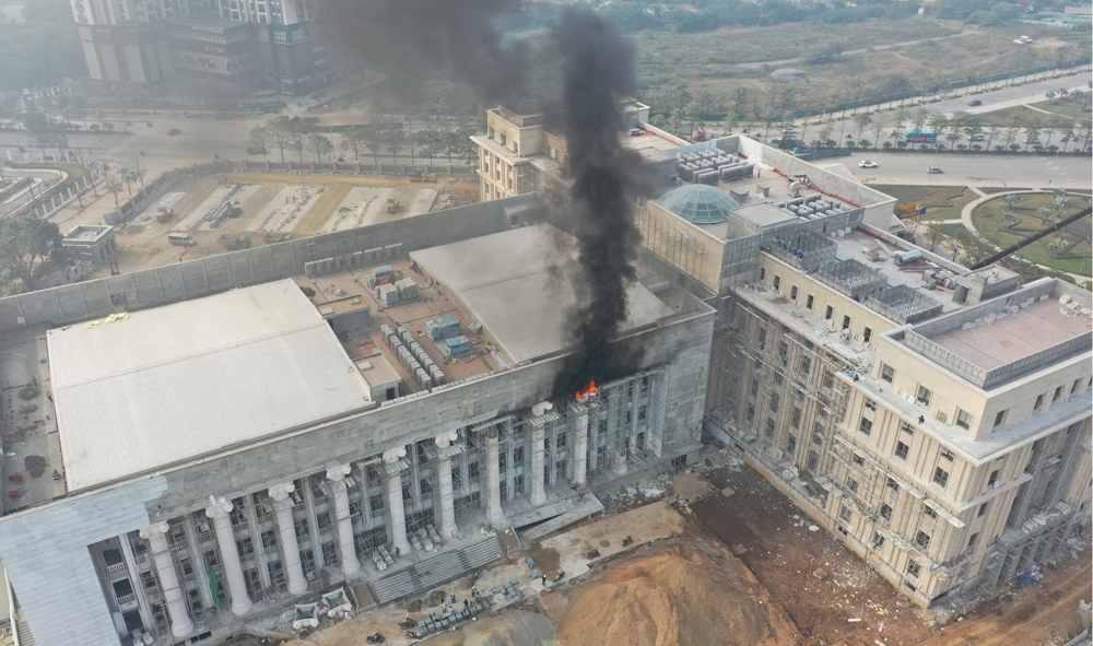 Vinaconex thông tin về vụ cháy xảy ra tại dự án xây dựng Tòa án Nhân dân Thành phố Hà Nội