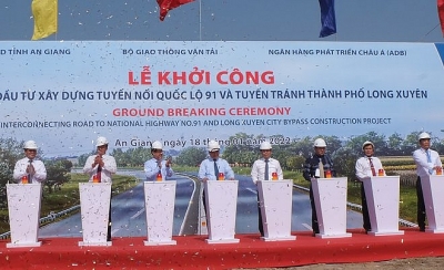 Khởi công dự án giao thông 2.100 tỷ đồng tại An Giang