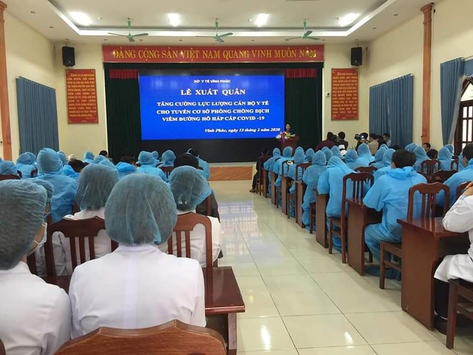 Vĩnh Phúc: Tăng cường 161 cán bộ y tế về huyện Bình Xuyên hỗ trợ phòng chống dịch Covid-19