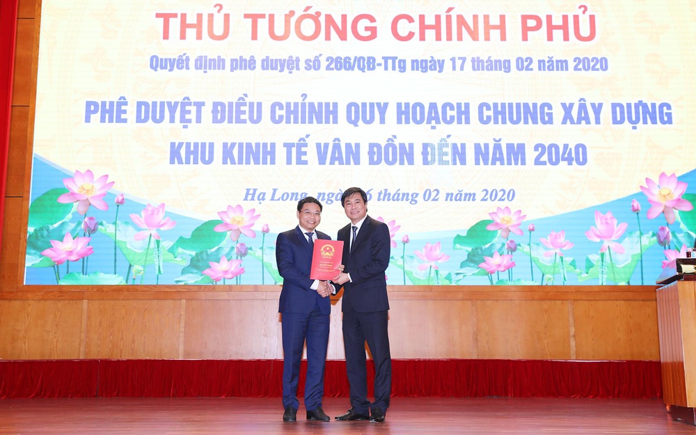 Quảng Ninh: Công bố Quyết định điều chỉnh quy hoạch chung xây dựng Khu kinh tế Vân Đồn đến năm 2040