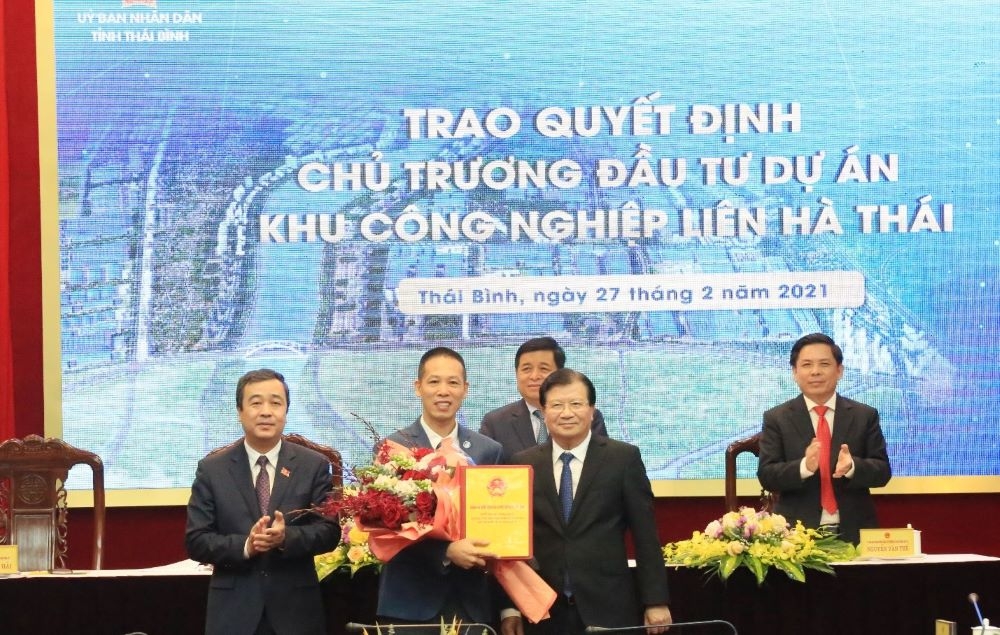 Thái Bình: Công bố Quyết định của Thủ tướng Chính phủ về đầu tư xây dựng dự án Khu công nghiệp Liên Thái Hà quy mô gần 600ha